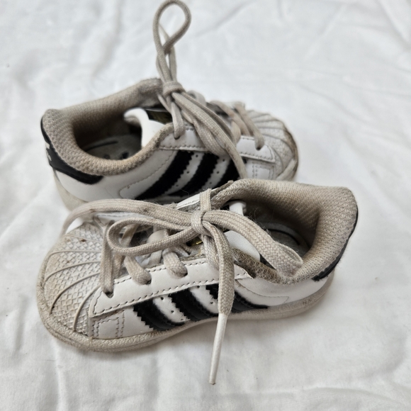 adidas Other - Adidas Kids White and Black Sneakers